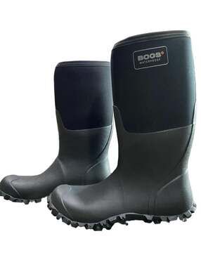Bogs Mesa Solid Waterproof Boots Size 14 Black